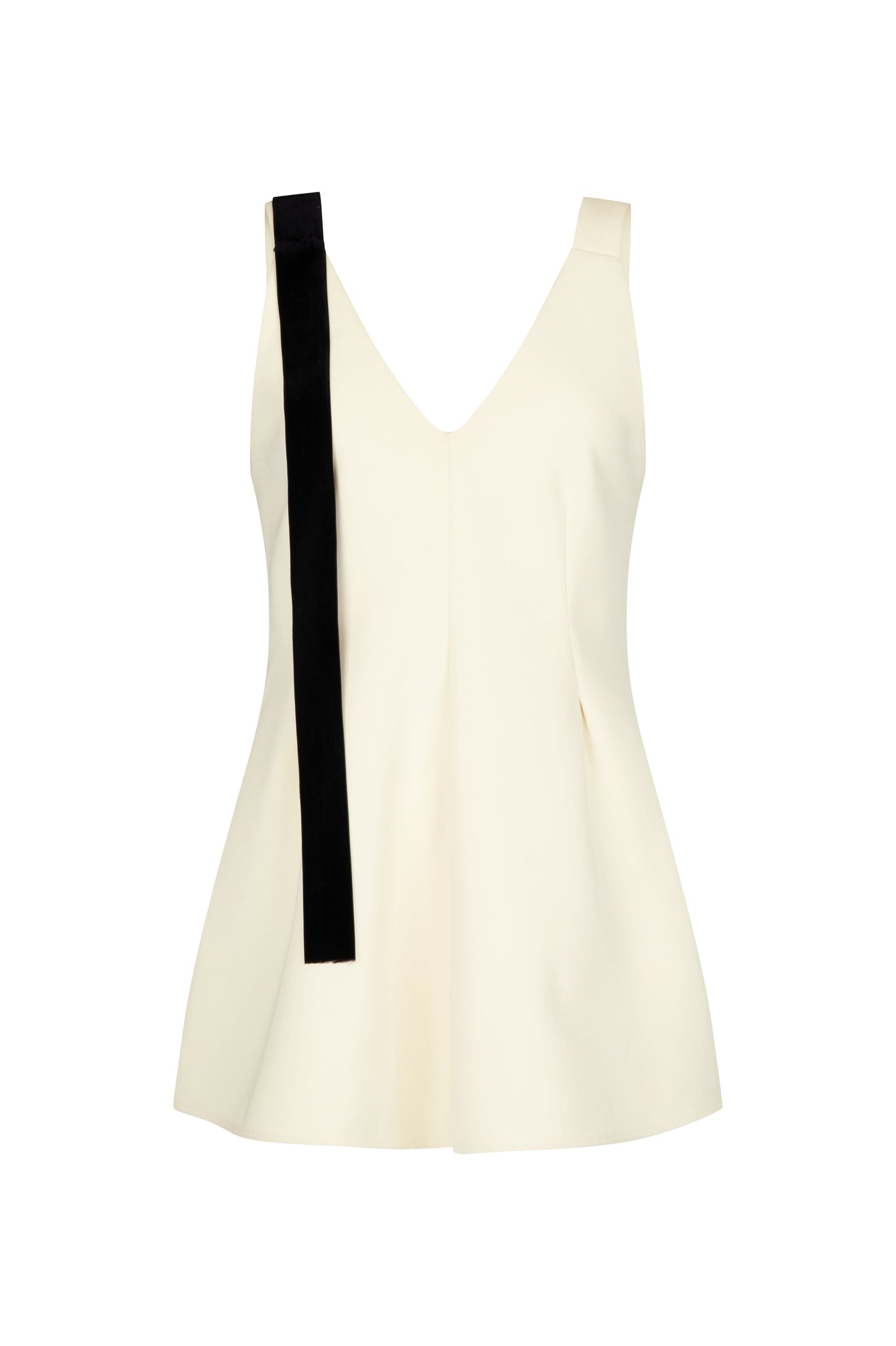 Lucinda Top in Bonded Suiting