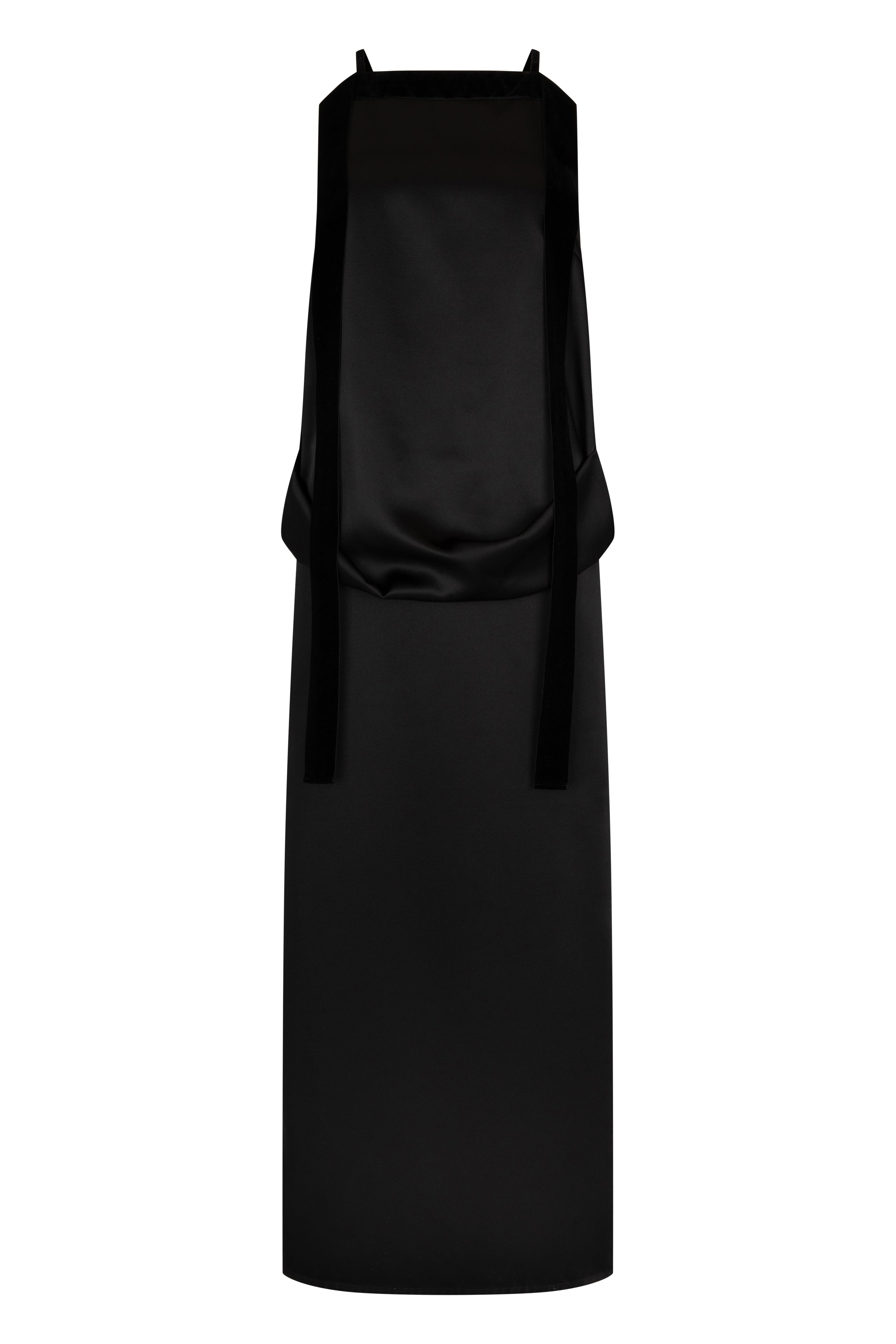 Hubert Halter Dress in Satin