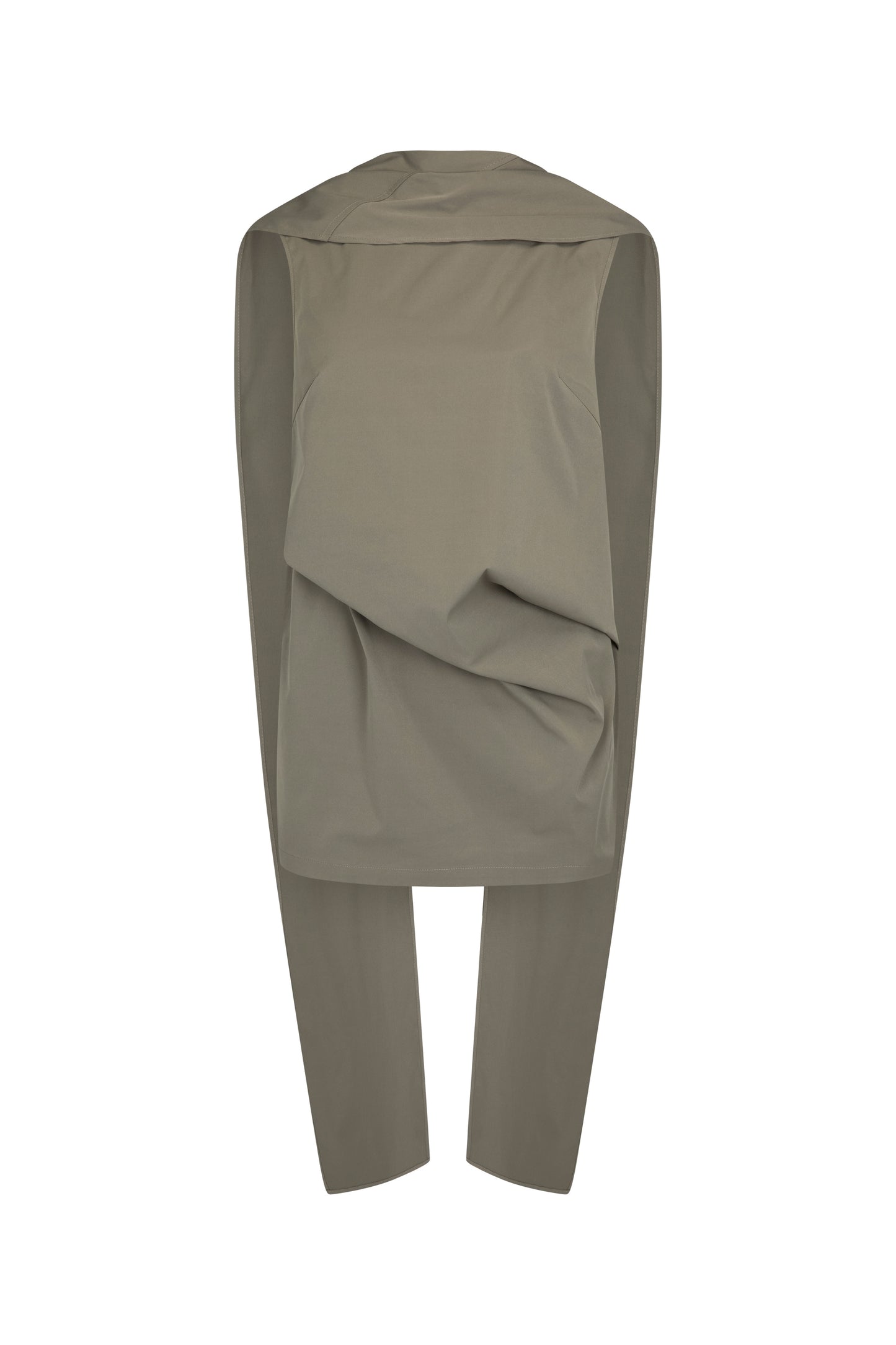 Laro Top in Tech Taffeta