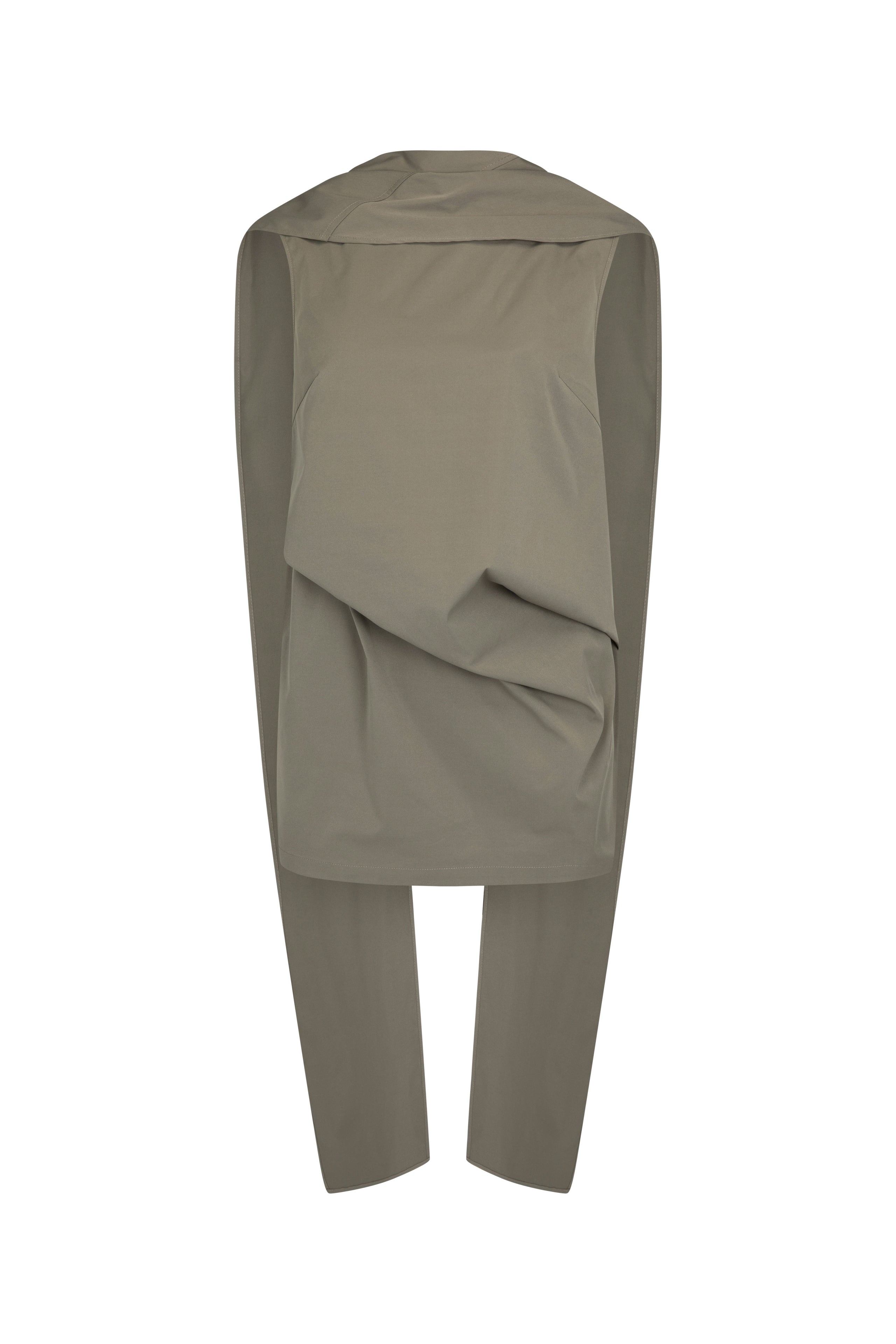 Laro Top in Tech Taffeta