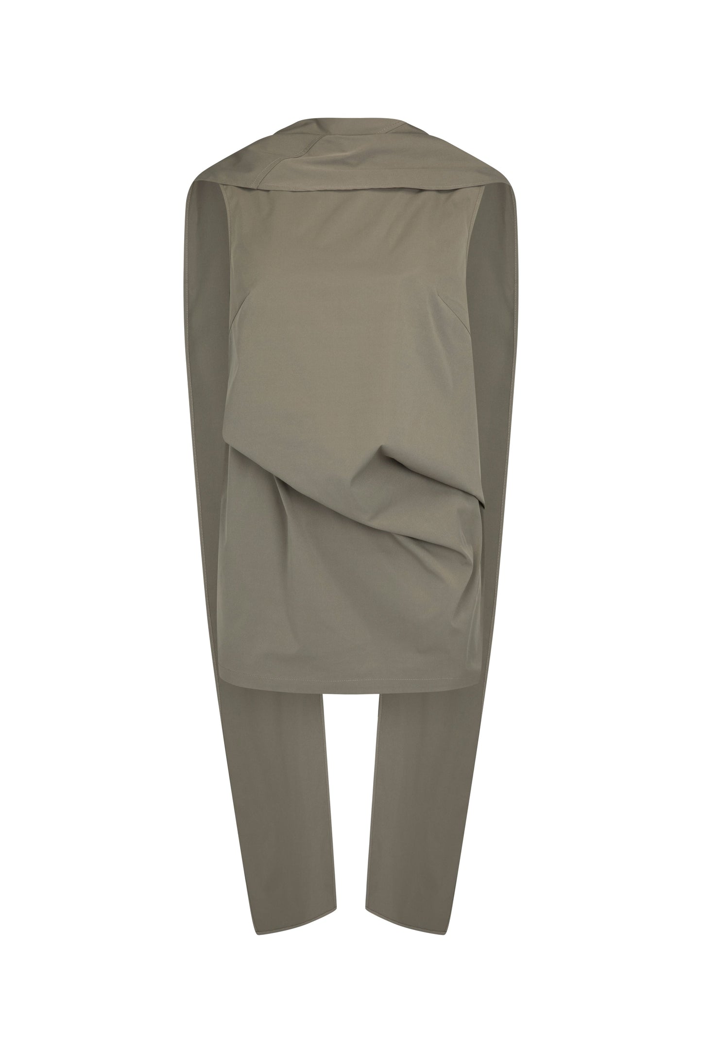 Laro Top in Tech Taffeta