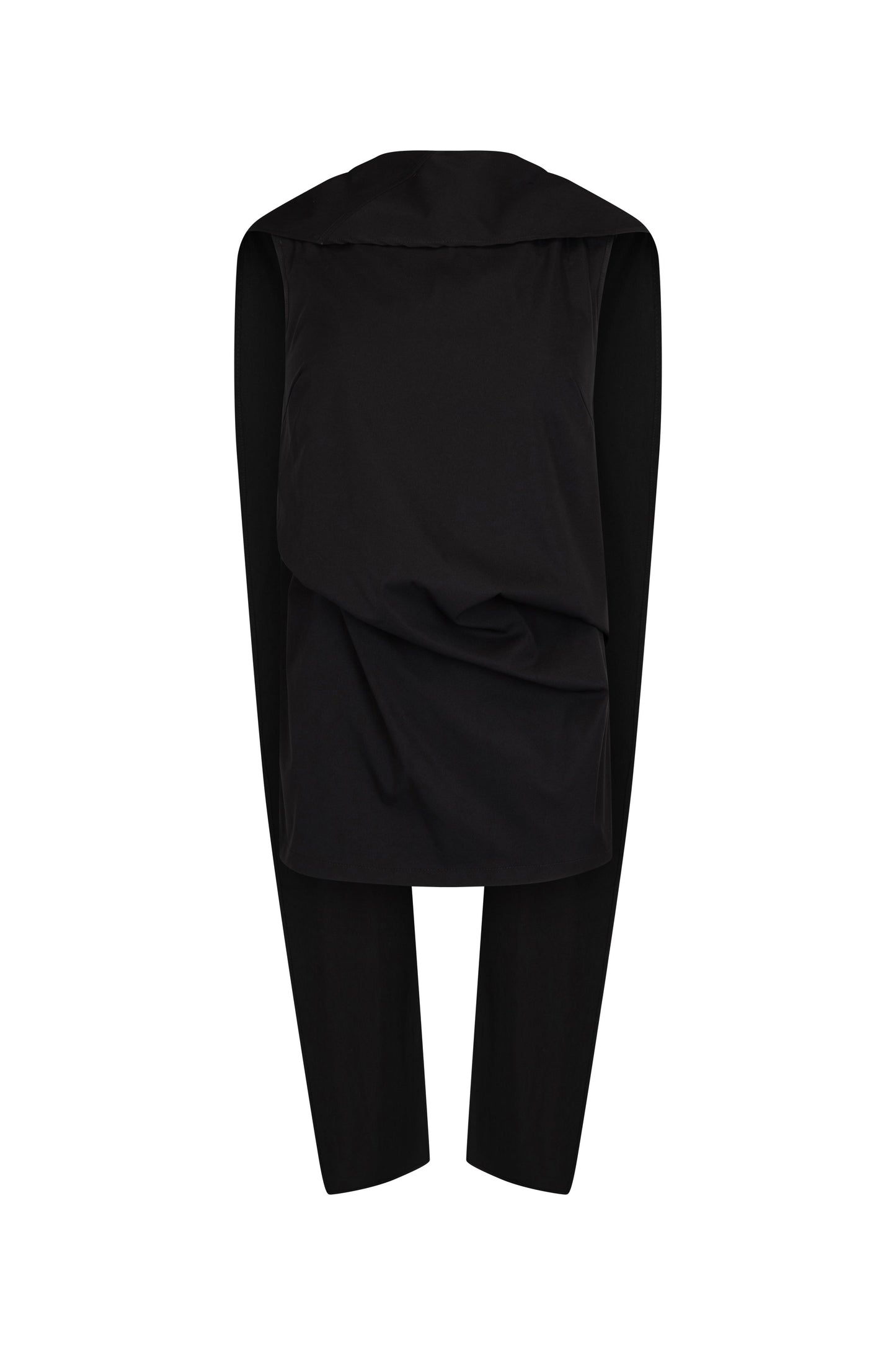 Laro Top in Tech Taffeta