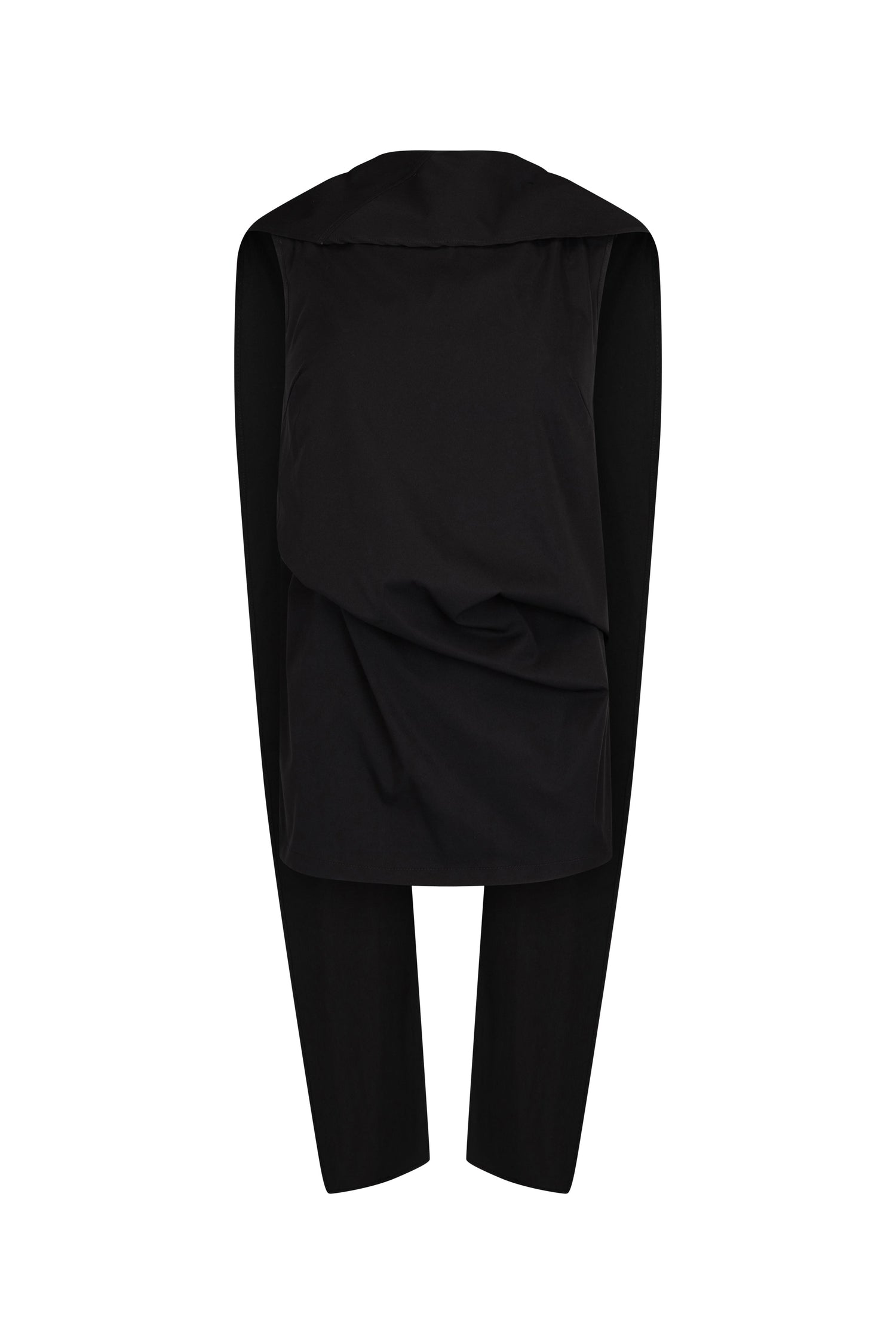 Laro Top in Tech Taffeta