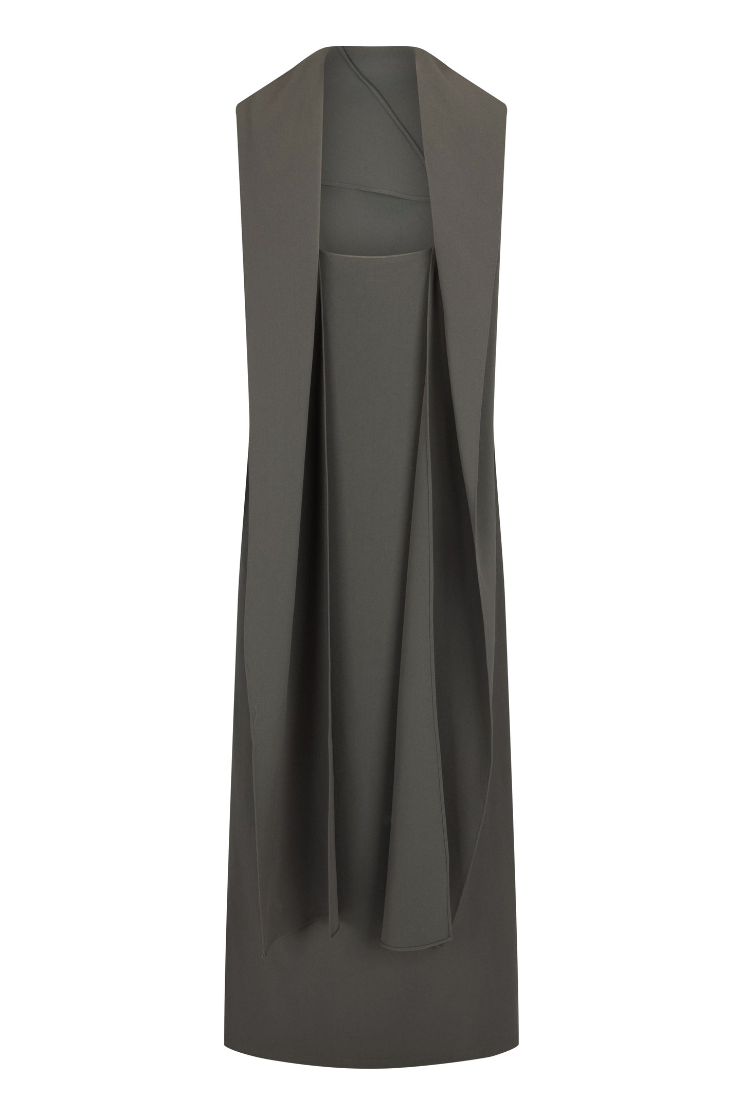 Laro Dress in Drape Suiting